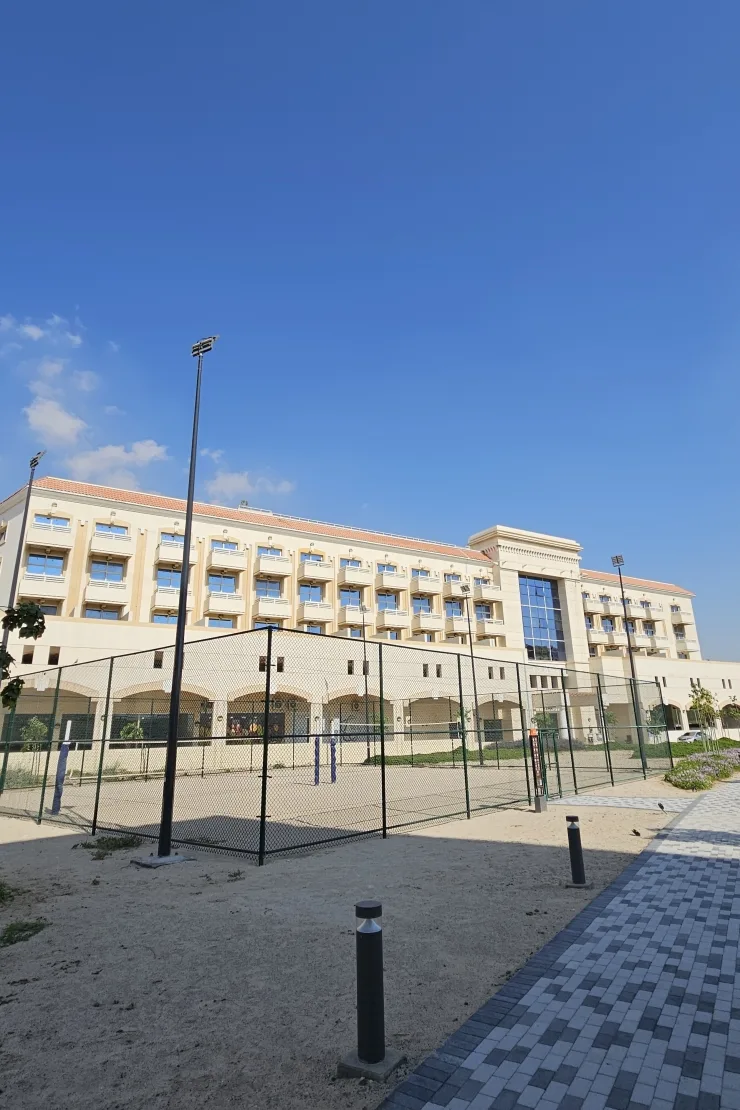 outside, front with the entrance