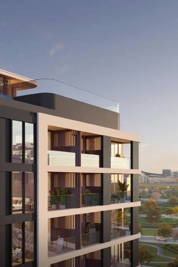 outside, upper floors and balconies